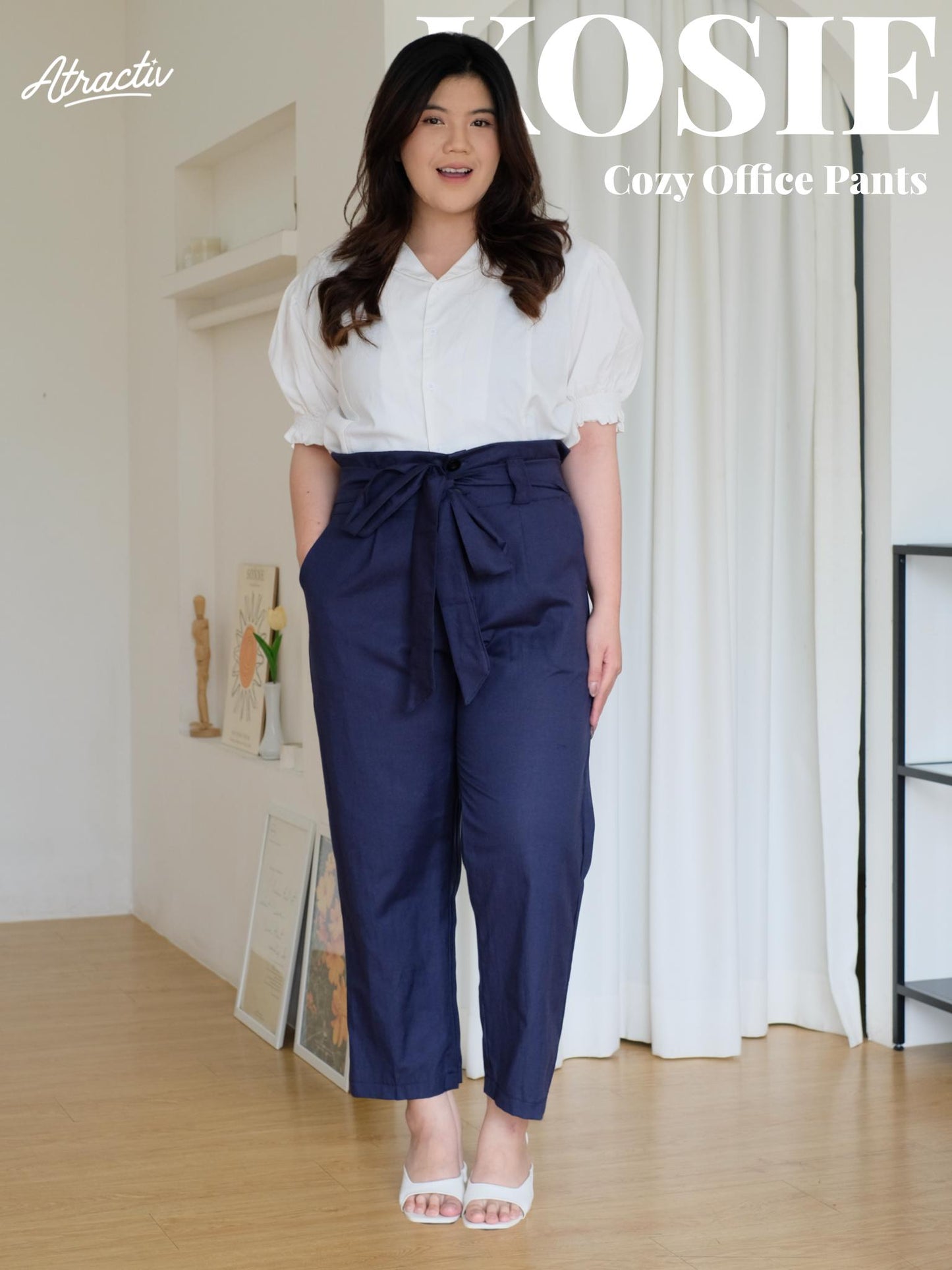 Celana Kosie Navy ATRACTIV - Atractiv Big Size Label