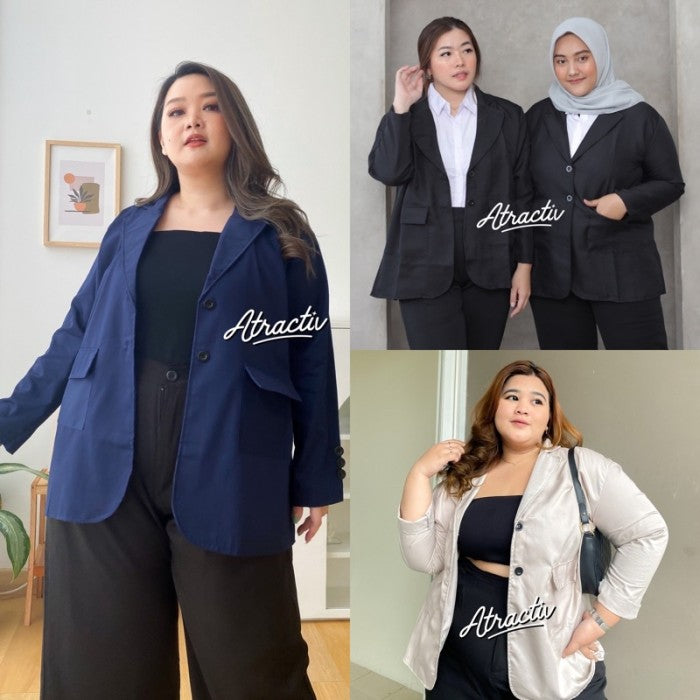 Blazer Formal Atractiv - Atractiv Big Size Label