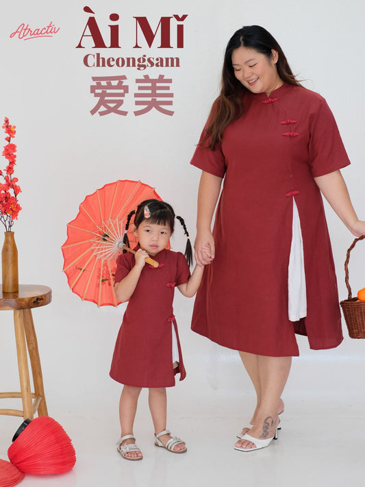 Dress Imlek Ai Mi ATRACTIV - Atractiv Big Size Label