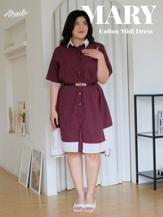 Dress Midi Mary ATRACTIV - Atractiv Big Size Label