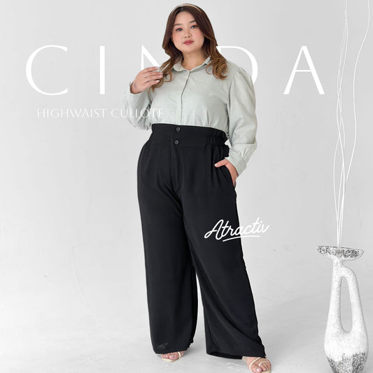 Celana Highwaist Jumbo Cinda Atractiv - Atractiv Big Size Label