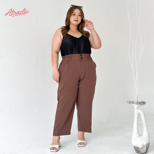 Celana Pauline Mocca ATRACTIV - Atractiv Big Size Label