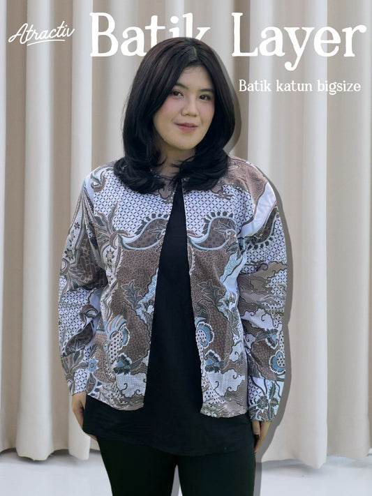 Batik Layer Lengan Panjang ATRACTIV