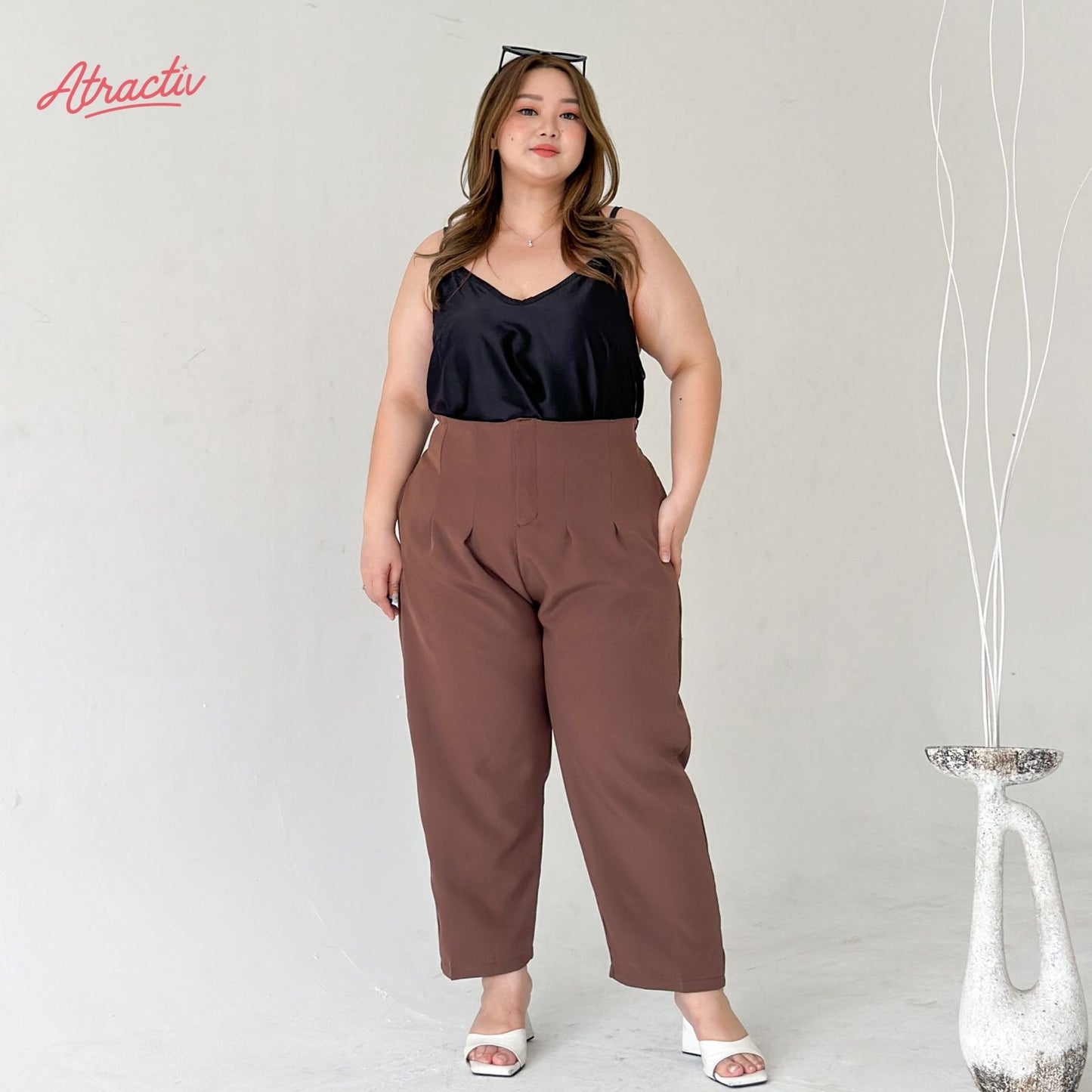 Celana Avy Mocca ATRACTIV - Atractiv Big Size Label