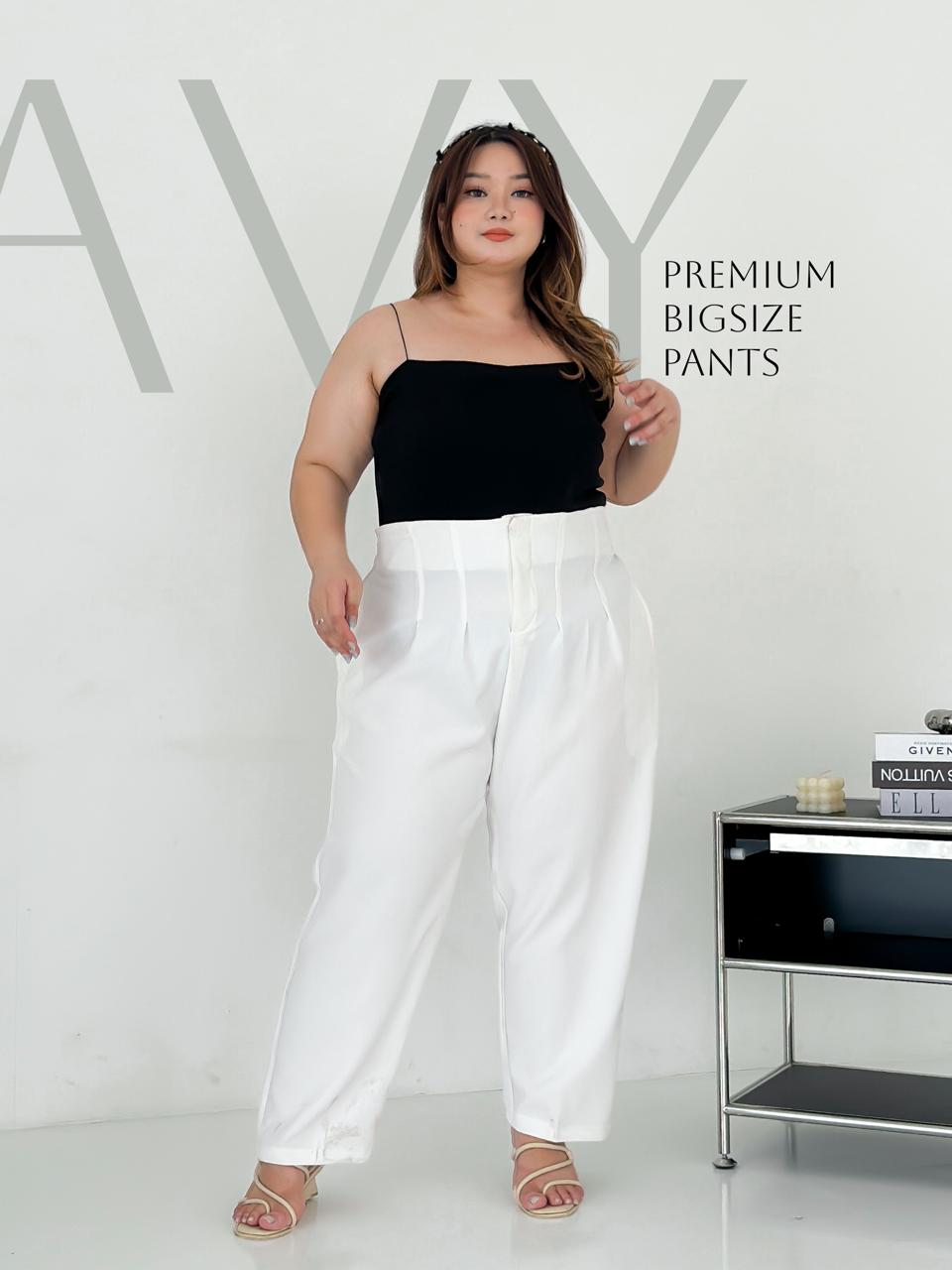 Celana Avy Putih ATRACTIV - Atractiv Big Size Label