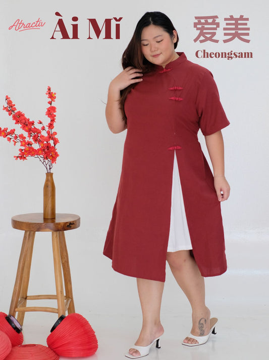 Dress Imlek Ai Mi ATRACTIV - Atractiv Big Size Label