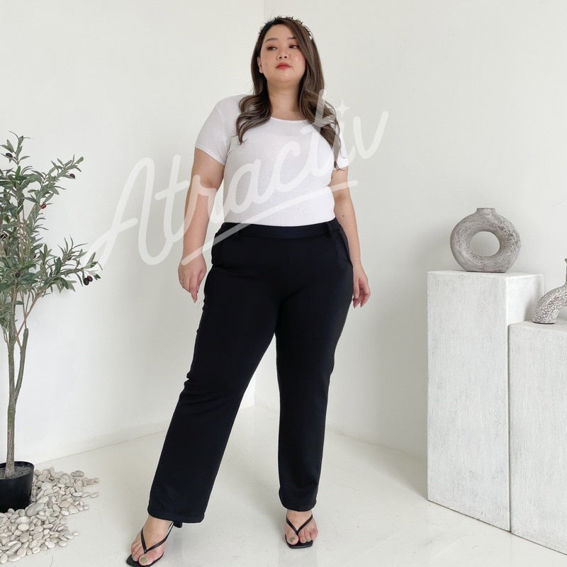 Celana Delia Hitam Atractiv - Atractiv Big Size Label