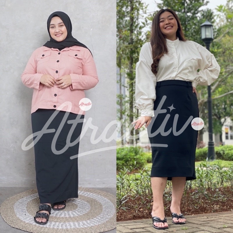 Rok Span Hitam Atractiv