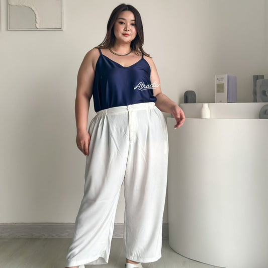 Tanktop Panjang Flare Navy ATRACTIV