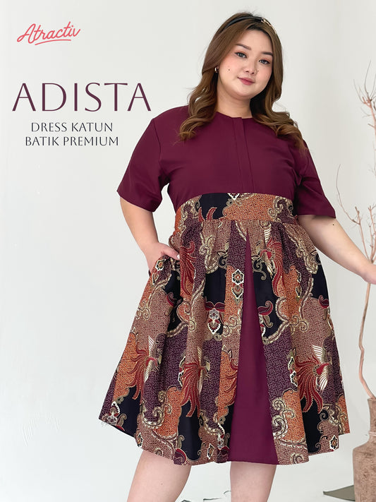 Dress Batik-Adista Teracota ATRACTIV