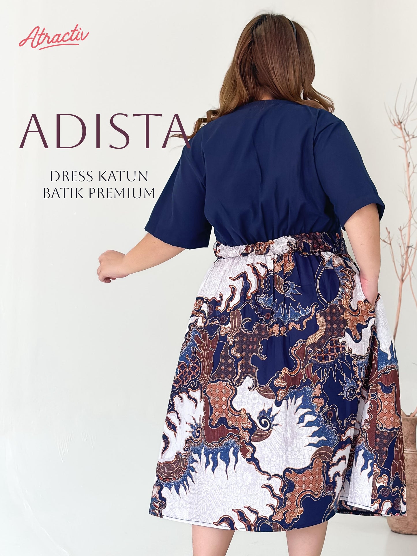 Dress Batik- Maxi Adista Zora ATRACTIV