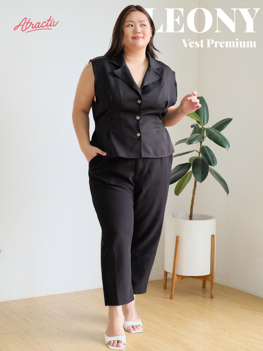 Vest Leony Hitam ATRACTIV