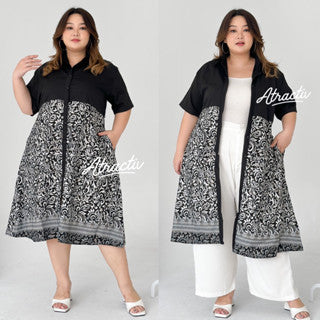 Dress Batik Lengan Pendek Wayang ATRACTIV