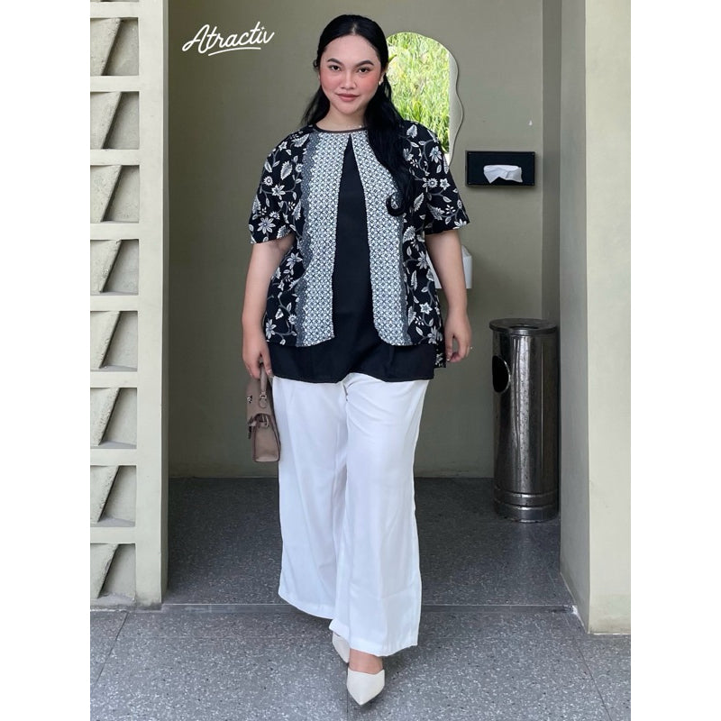 Batik Layer Lengan Pendek ATRACTIV
