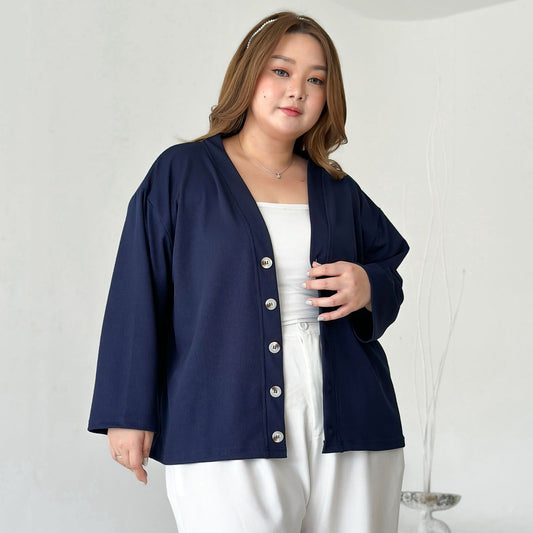 Outer Cardigan Jiwon Navy ATRACTIV